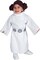 The Costume Center White and Brown Princess Leia Toddler Halloween Costume